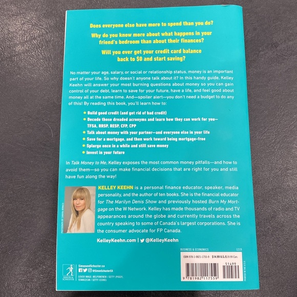 Kelley Keehn Talk Money To Me - Signed Book - Picture 2 of 3